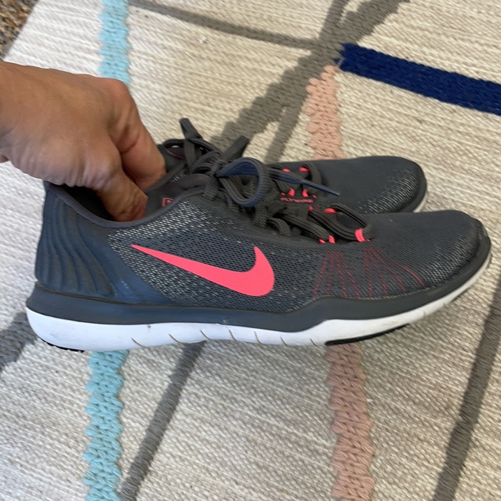 Grey & pink Nikes - excellent condition